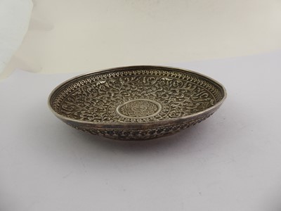 Lot 2069 - An Indian Silver Dish