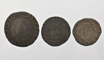 Lot 146 - 3 x Elizabeth I, comprising: shilling [1602],...