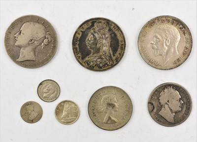 Lot 211 - British & Foreign Silver Coinage, comprising:...