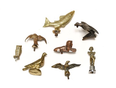 Lot 17 - ~ Seven Assorted Solid Brass/Copper Accessory...