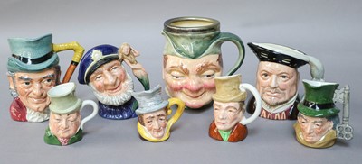 Lot 279 - Collection of Character Jugs, to include Royal...