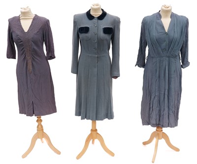 Lot 2101 - Circa 1940-50s Ladies Dress and Two Pieces,...