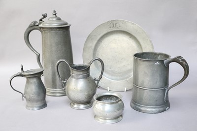 Lot 278 - A Collection of 18th Century and Later Pewter...