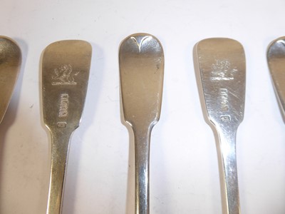 Lot 2049 - A Set of Six George III Irish Silver Table-Forks
