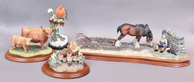 Lot 257 - Border Fine Arts Agricultural and Bird Models,...