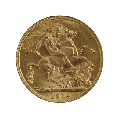 Lot 412 - First World War Gold 7-Coin Set, comprising:...