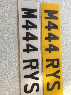 Lot 150 - Cherished Number Plate M444 RYS with retention...
