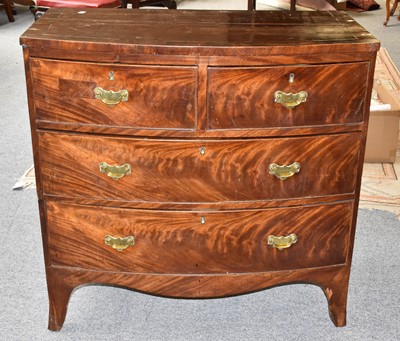 Lot 1216 - A George IV Mahogany Chest of Drawers,...