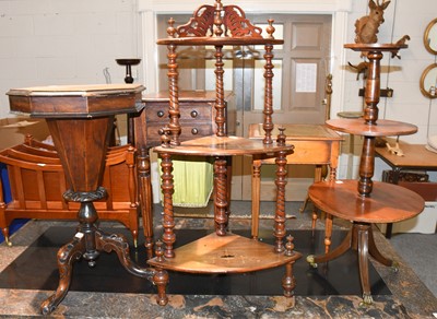 Lot 1111 - A William IV Mahogany Drop Leaf Work Table,...