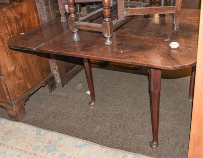 Lot 1261 - An 18th Century Mahogany Gateleg Dining Table,...