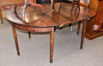 Lot 1266 - An Early 19th Century Mahogany D End Dining...