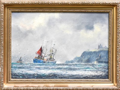 Lot 1017 - Jack Rigg (b.1927) "Off Whitby" Signed and...