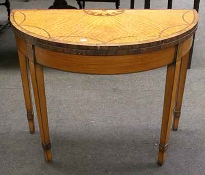 Lot 1166 - A Pair of Satinwood and European...