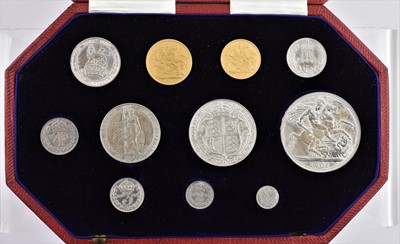 Lot 161 - Edward VII, 'Short' Matte Proof Set 1902, 11...