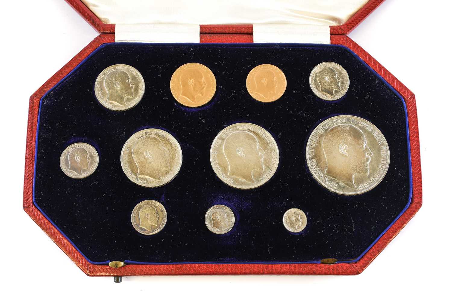Lot 161 - Edward VII, 'Short' Matte Proof Set 1902, 11...