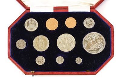 Lot 161 - Edward VII, 'Short' Matte Proof Set 1902, 11...