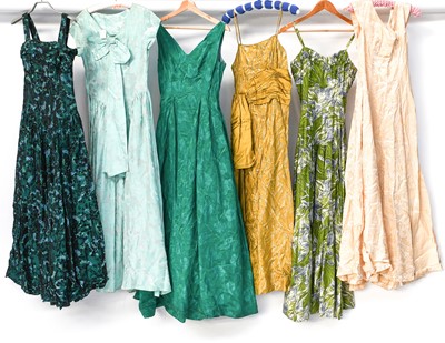 Lot 2110 - Assorted Circa 1950-60s Brocade and Other...