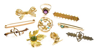 Lot 63 - A Small Quantity of Jewellery Including, a 9...