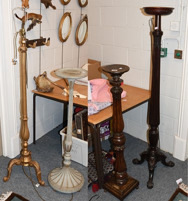 Lot 1098 - A Regency Style Mahogany Tripod Torchere,...