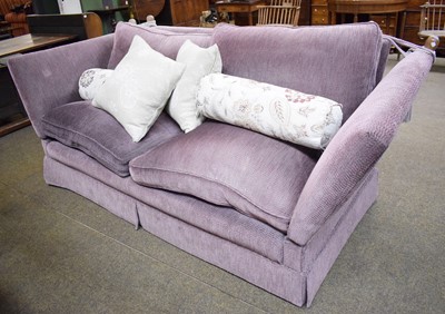 Lot 1243 - A Modern Knoll Style Sofa, upholstered in...