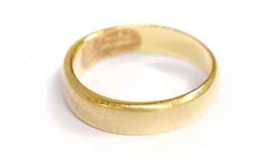 Lot 88 - A Band Ring, unmarked, finger size N1/2