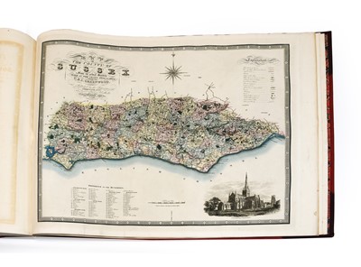 Lot 2158 - Greenwood (C. & J.). Atlas of the Counties of...