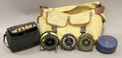 Lot 78A - Three Orvis Battenkill Large Arbour V Salmon Fly Reels