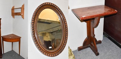 Lot 1174 - An Edwardian Inlaid Satinwood Corner Table,...