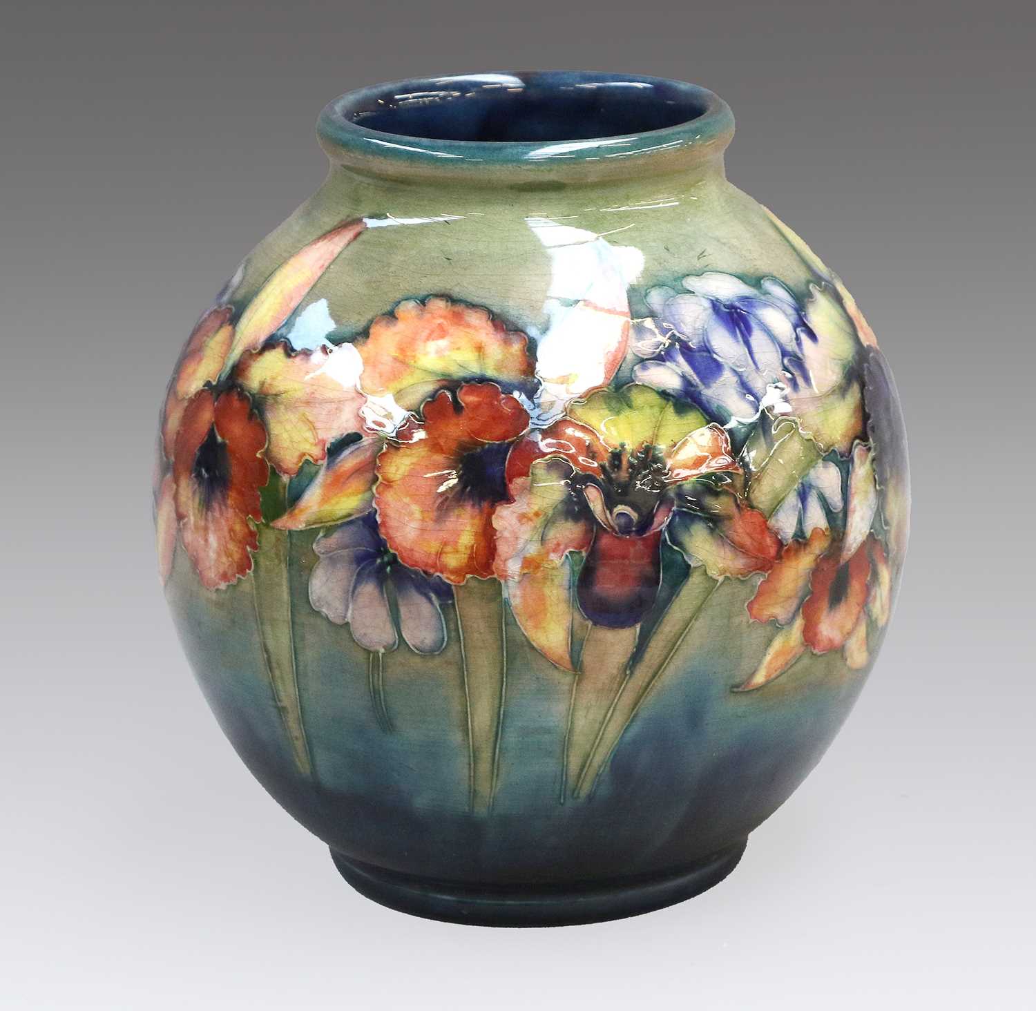 Lot 216 - A Walter Moorcroft Spring Flowers Pattern Vase,...
