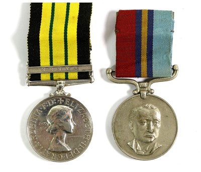 Lot 8 - An Africa General Service Medal (Elizabeth II),...