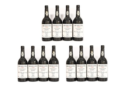 Lot 5215 - Graham's 1983 Vintage Port (twelve bottles)