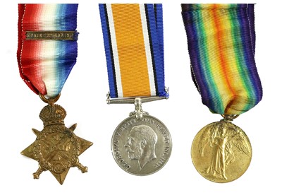 Lot 9 - A First World War "Mons" Trio, awarded to 7311...