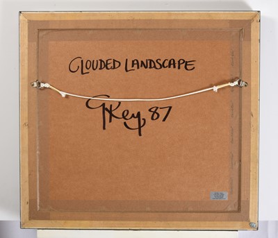 Lot 20 - Geoffrey Key (b.1941) "Clouded Landscape''...