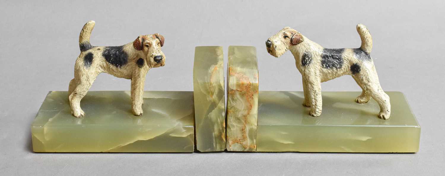 Lot 286 - A Pair of Early 20th Century Cold Painted...