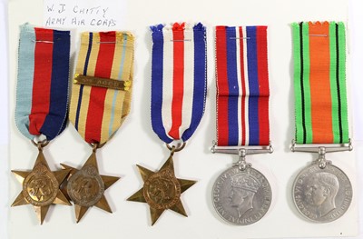 Lot 12 - A Second World War Group of Five Medals,...