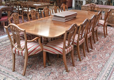 Lot 1198 - A Reproduction William Tilman Dining Table,...