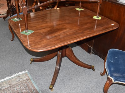 Lot 1342 - A Regency Mahogany Breakfast Table, 110cm by...