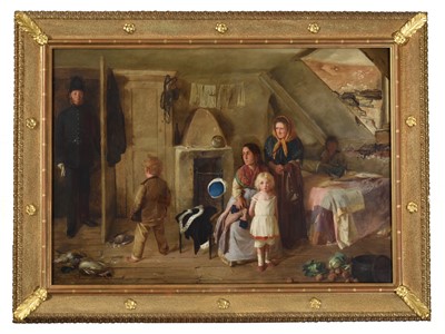 Lot 1104 - Charles Hunt (1803-1877) “Apprehended” Signed...