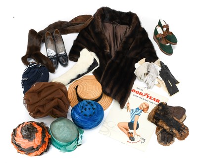 Lot 2026 - Assorted Mid 20th Century Costume Accessories,...