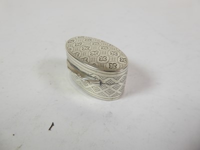 Lot 2076 - A George III Silver Nutmeg Grater