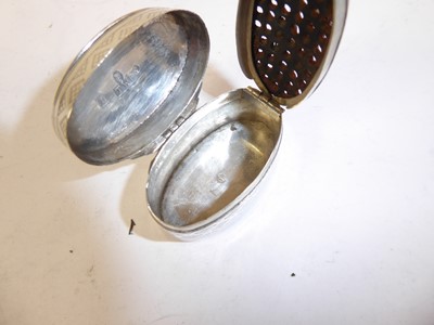 Lot 2076 - A George III Silver Nutmeg Grater