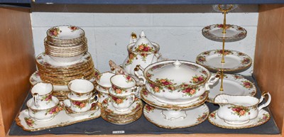 Lot 266 - A Royal Albert Old Country Roses Part Dinner...