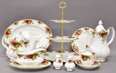 Lot 147 - Royal Albert Old Country Roses Part Dinner and...