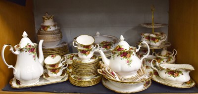 Lot 147 - Royal Albert Old Country Roses Part Dinner and...