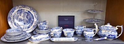 Lot 273 - A Group of Spode Blue Italian Dinner and Tea...