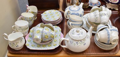 Lot 311 - A Shelley Primrose Chintz Part Teaset,...