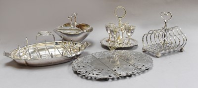 Lot 188 - A Collection of Assorted Silver Plate,...