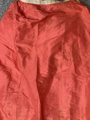 Lot 2075 - Late 19th Century Pink Silk Two Piece Evening...