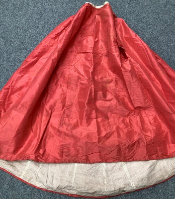 Lot 2075 - Late 19th Century Pink Silk Two Piece Evening...