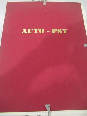 Lot 44 - Auto-Psy: A limited edition of 2000 bound...